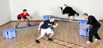 Obstacle Course #1 for teen athletic fitness- Railyard Fitness