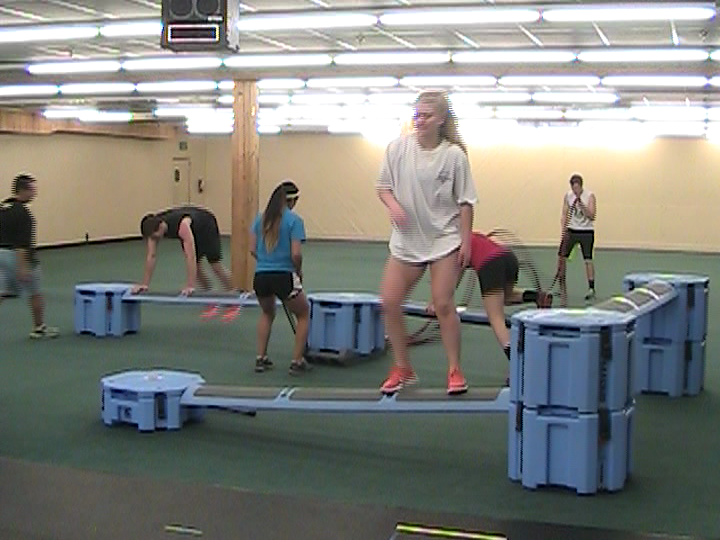 Obstacle Course #4 for youth training- Railyard Fitness